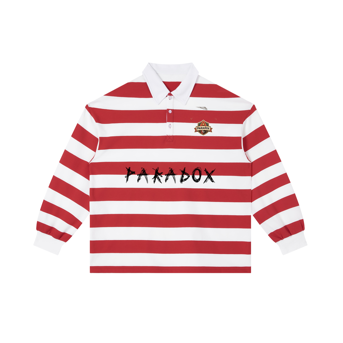 Color Block Stripe Polo Shirt
