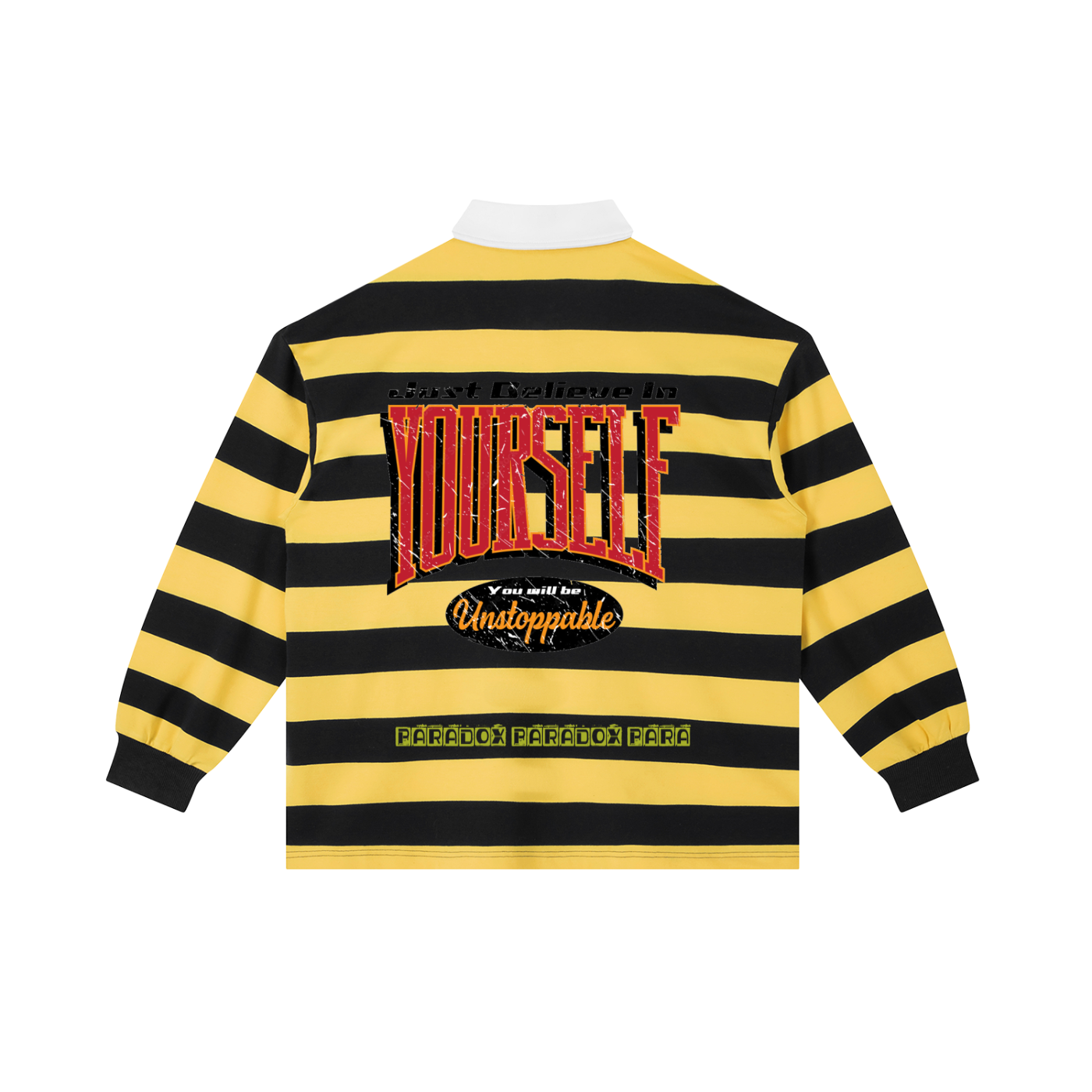 Color Block Stripe Polo Shirt