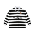 Color Block Stripe Polo Shirt
