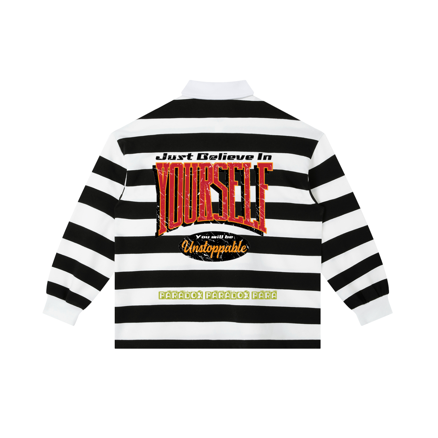 Color Block Stripe Polo Shirt