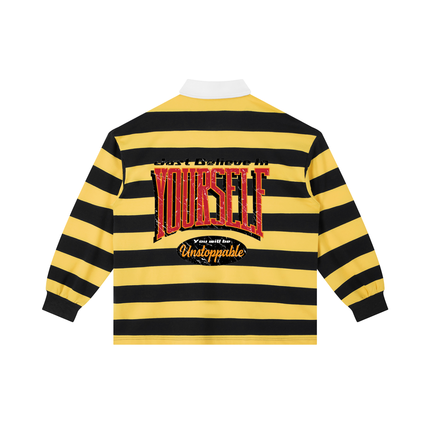 Color Block Stripe Polo Shirt