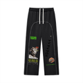 Contrast-Stitched Fleece Sweatpants