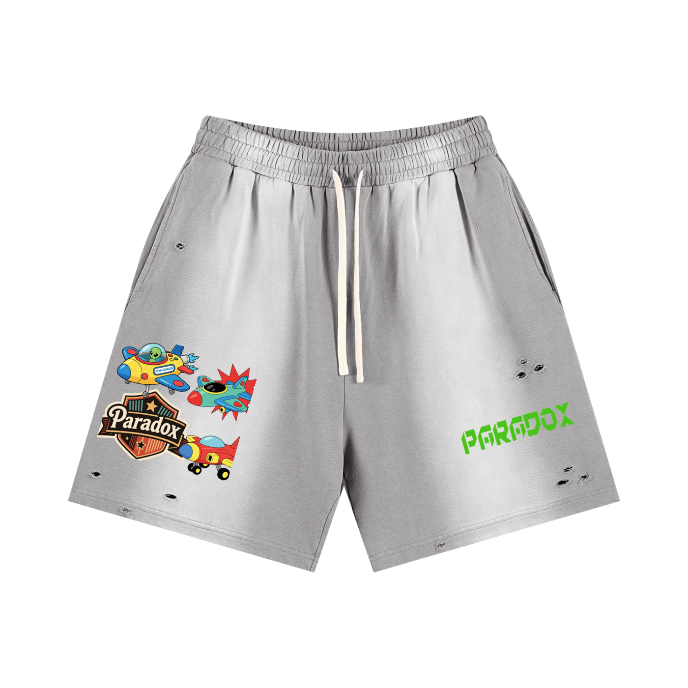 Sun Fade Distressed Shorts