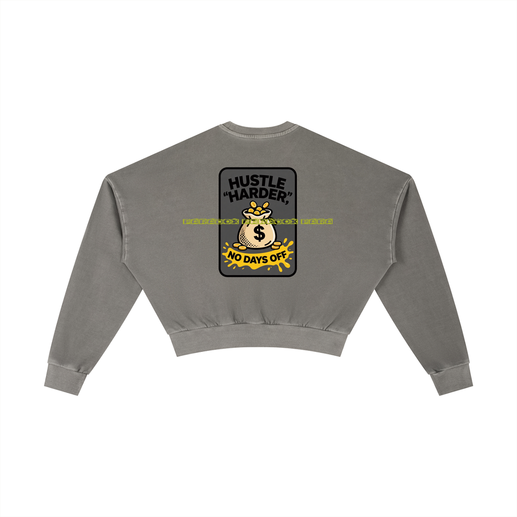Vintage Washed Cropped Sweatshirt