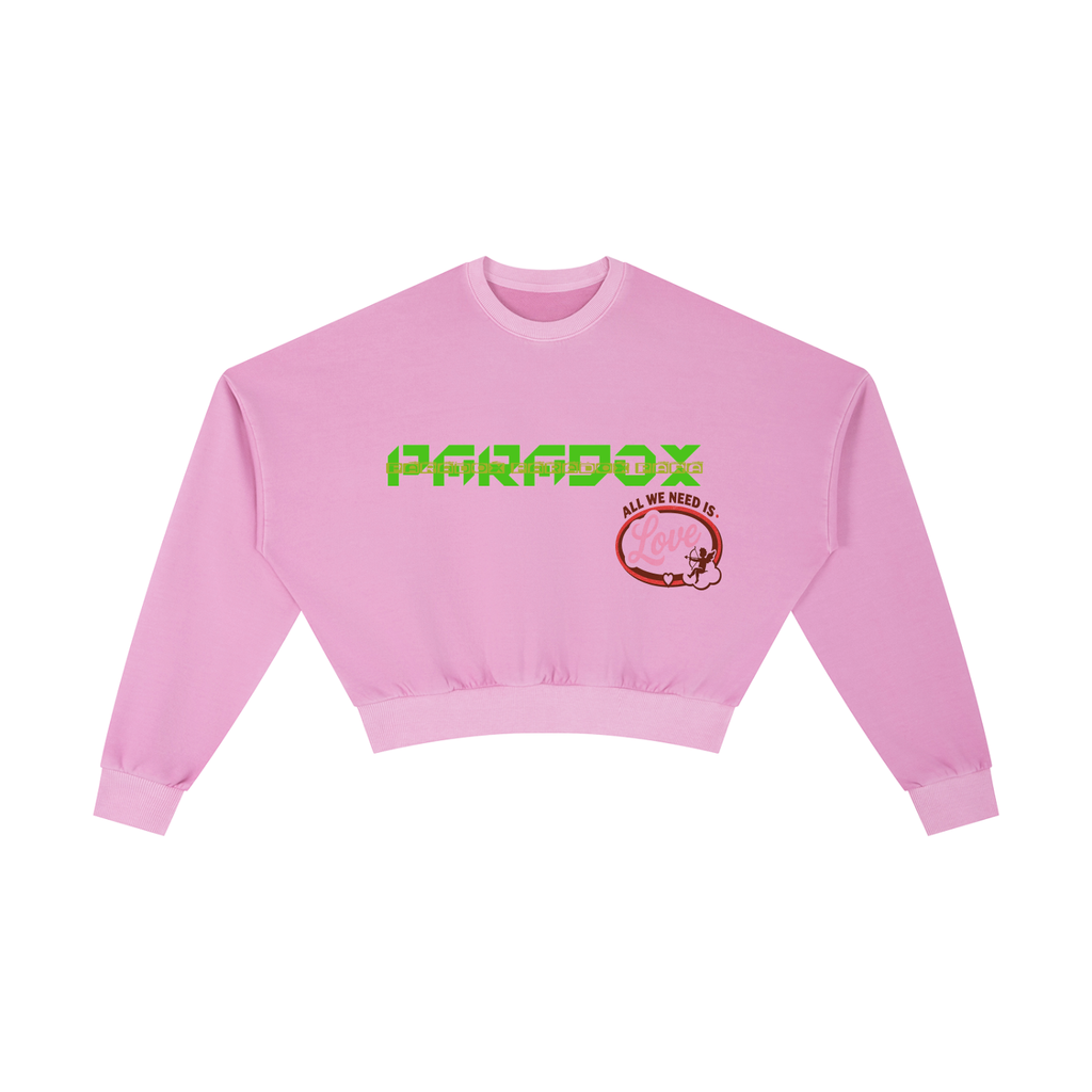 Vintage Washed Cropped Sweatshirt