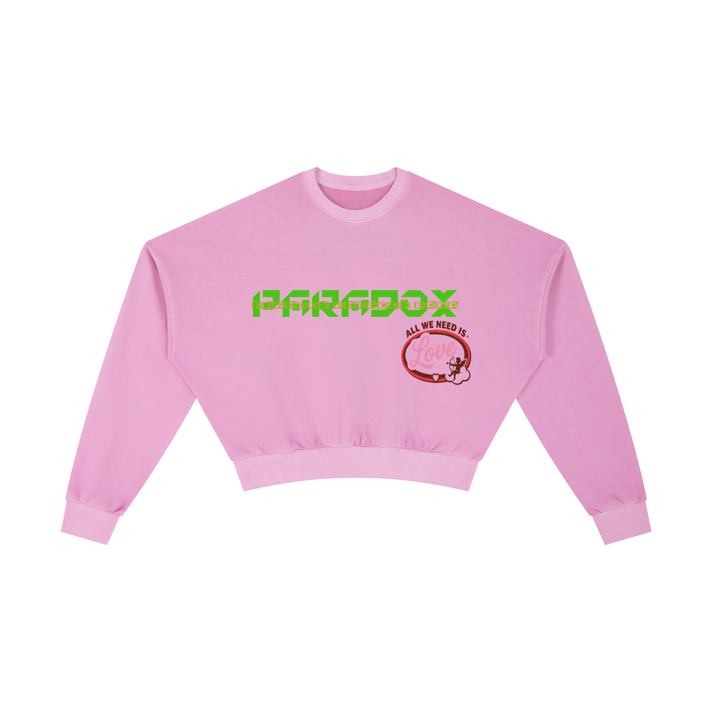 Vintage Washed Cropped Sweatshirt