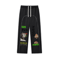 Contrast-Stitched Fleece Sweatpants