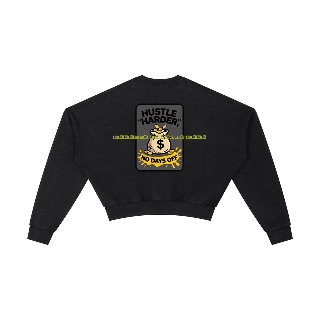 Vintage Washed Cropped Sweatshirt
