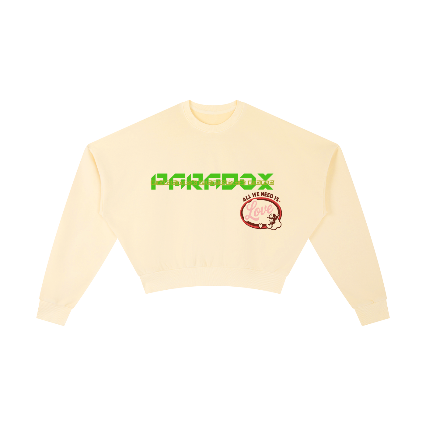 Vintage Washed Cropped Sweatshirt