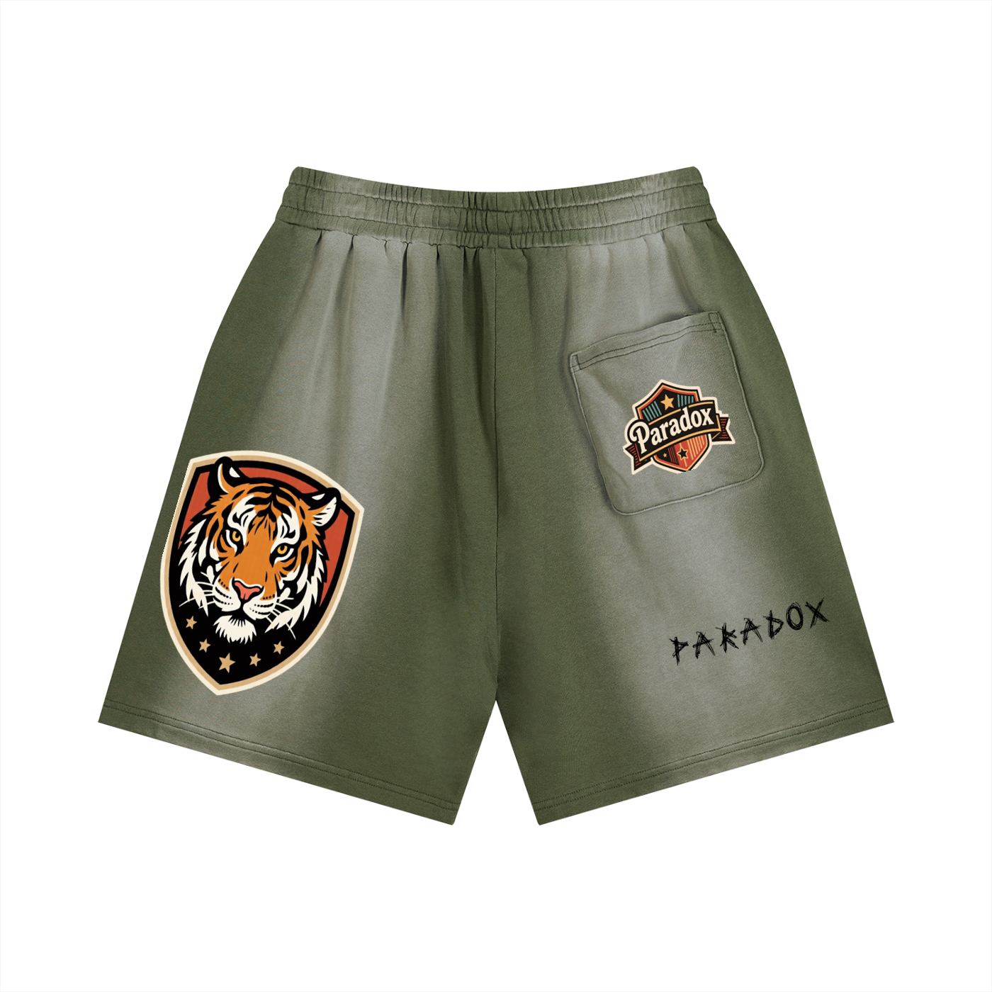 Sun Fade Distressed Shorts