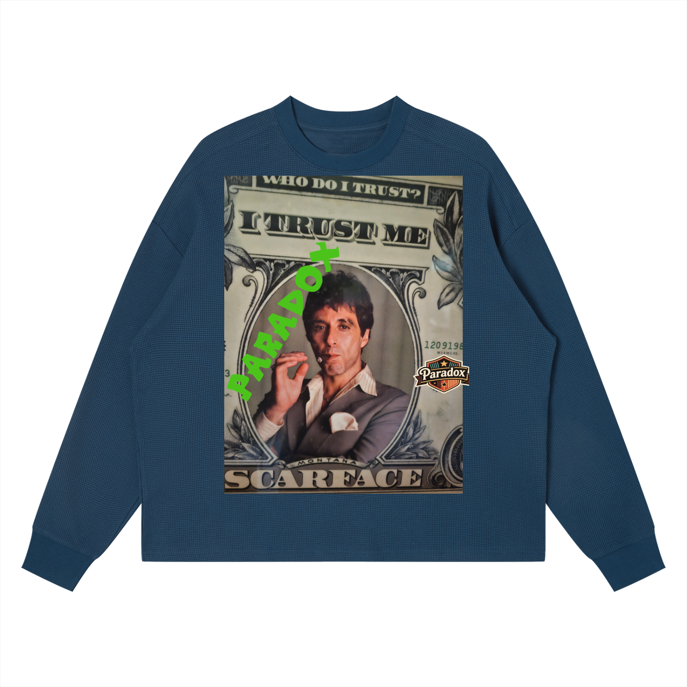 Unisex Waffle Boxy Long Sleeve T-Shirt