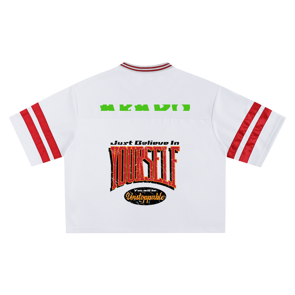 Taped Mesh Boxy T-shirt