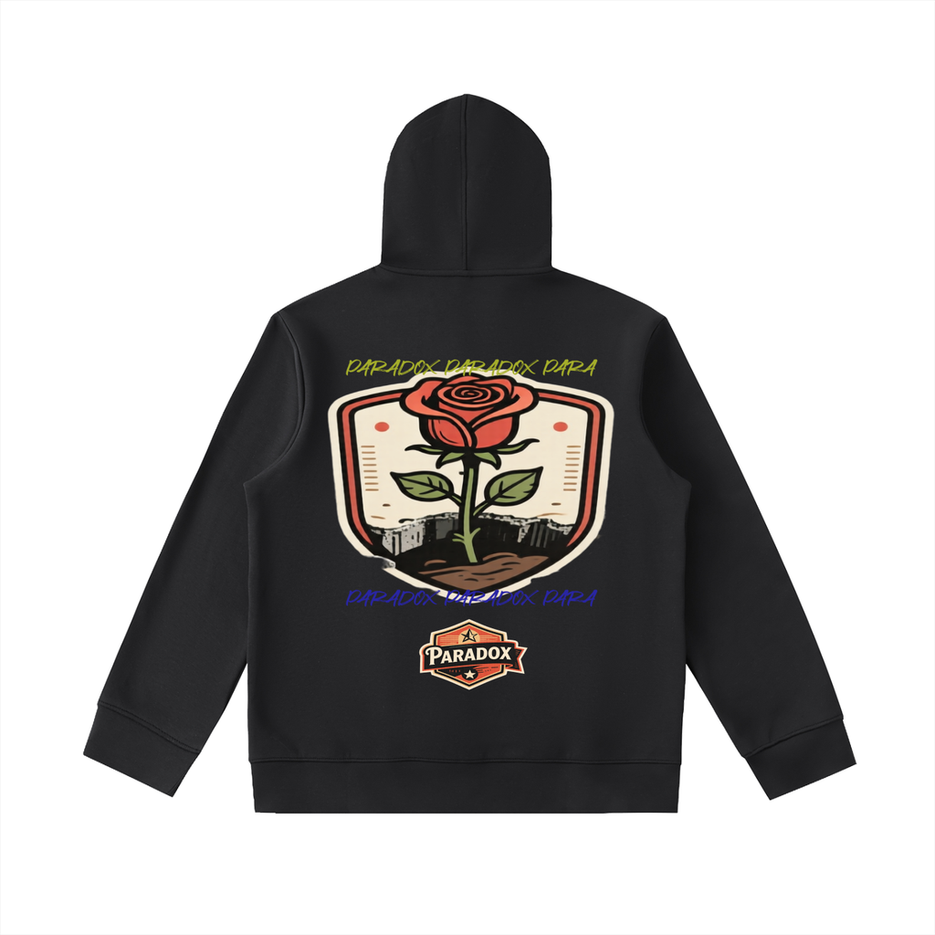 Essential Heavyweight High Neck  Zip-Up Hoodie